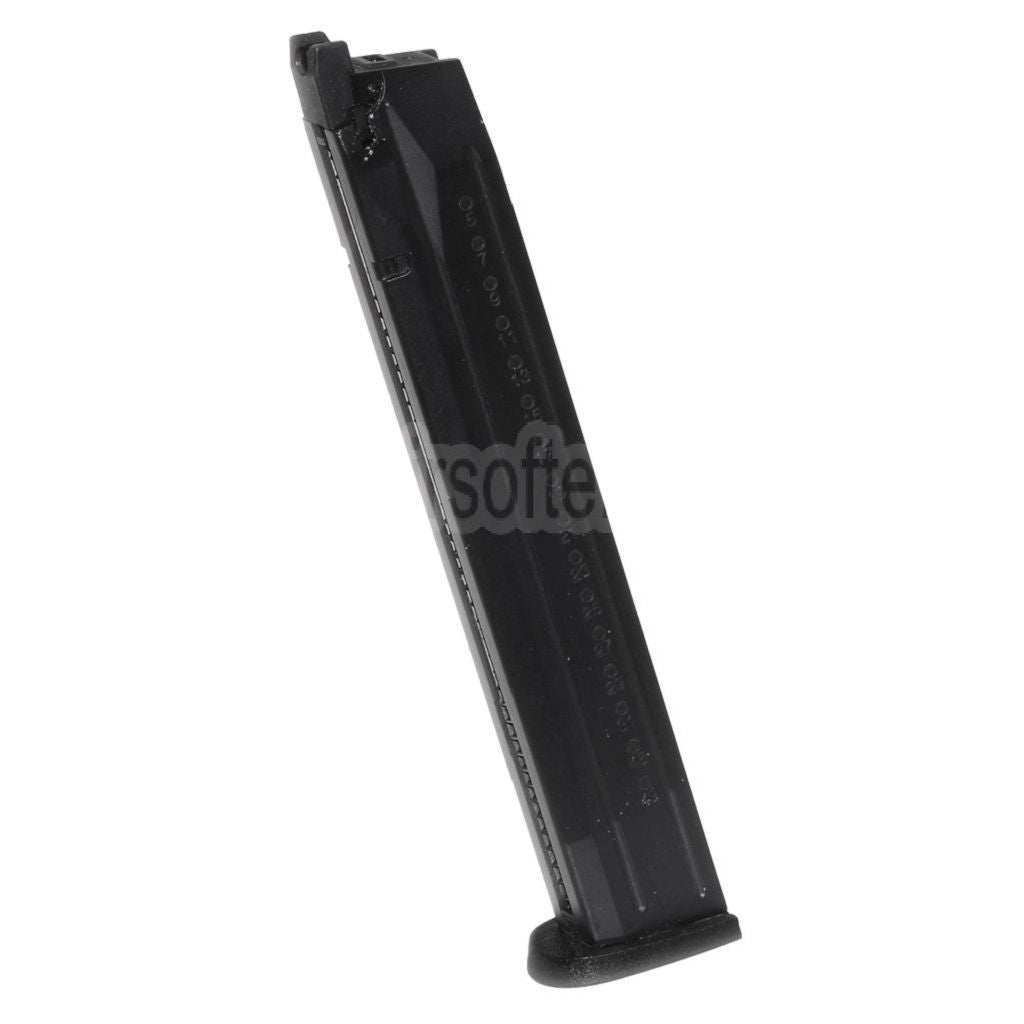 WE (WE-TECH) 50rd Gas Magazin Langer Typ geeignet für WE Toucan Big Bird M&P Serie GBB Pistolen Airsoft Schwarz