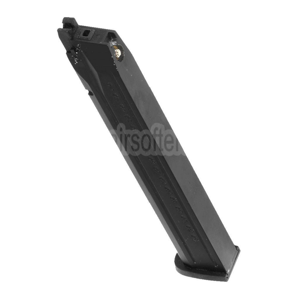 WE (WE-TECH) 50rd Gas Magazin Langer Typ geeignet für WE Toucan Big Bird M&P Serie GBB Pistolen Airsoft Schwarz