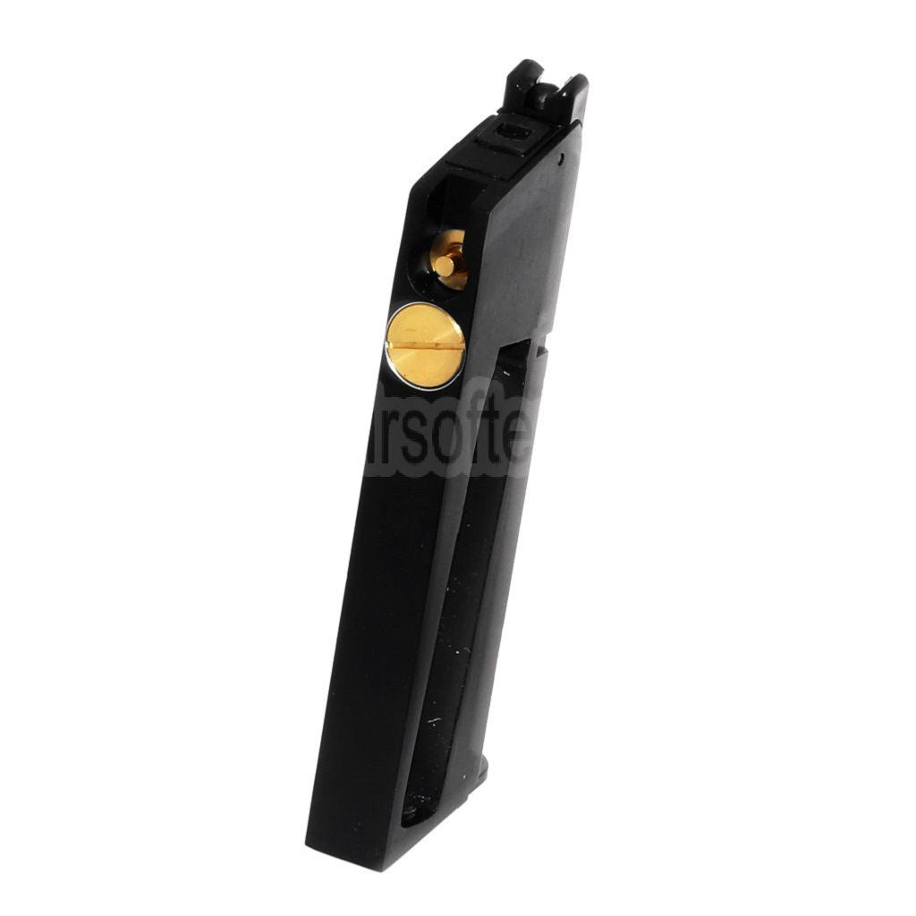 WE (WE-TECH) 16rd Co2 Magazin Geeignet für EMG SAI Red / AW NE Serie / WE Einzelstapel 1911 Serie GBB Pistolen Airsoft Schwarz