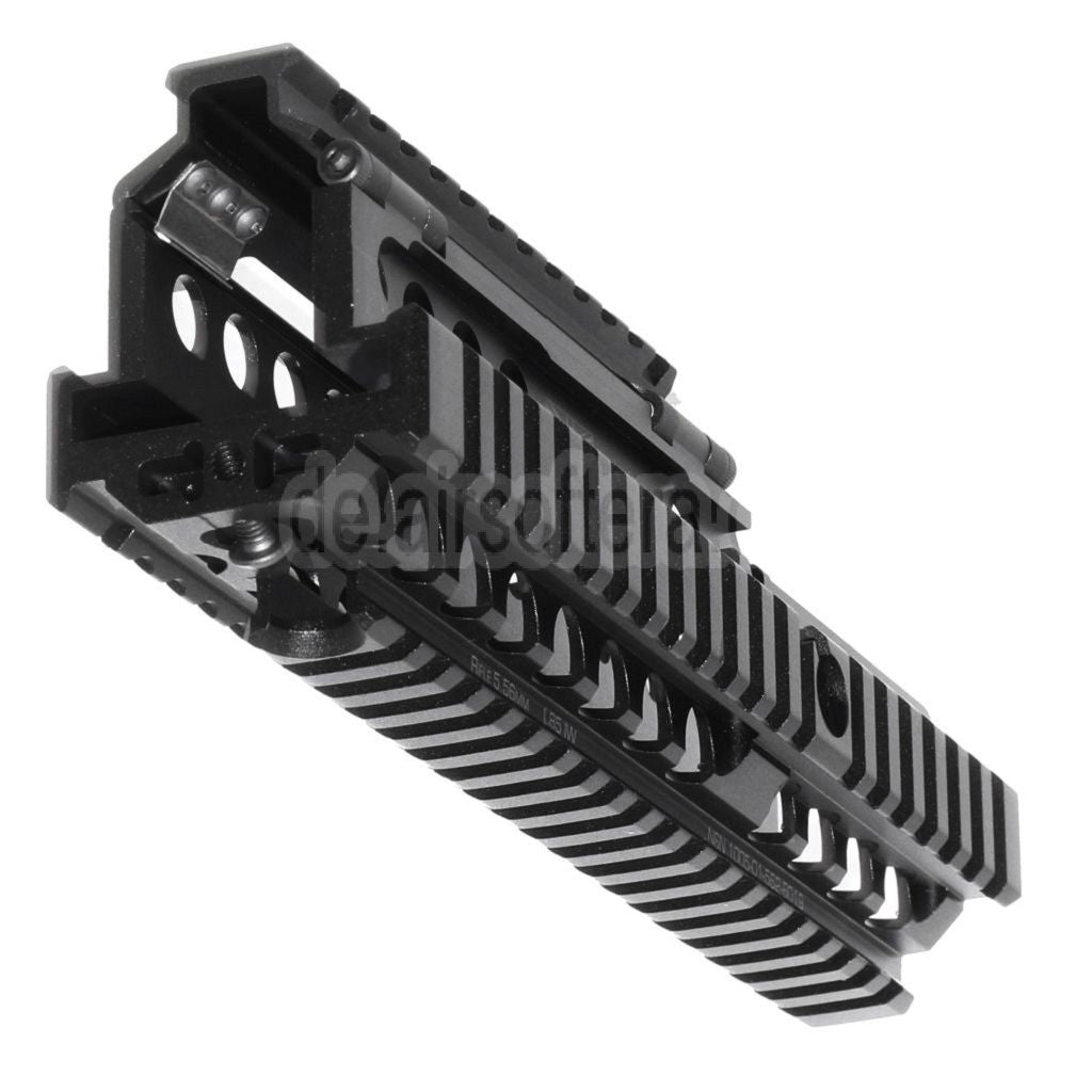 WE (WE-TECH) 227mm CNC Aluminum Daniel Defense Lizenziert ISGK Madbull RIS RAS Handschutz Schienen System Geeignet für WE L85 GBB Gewehre Airsoft Schwarz