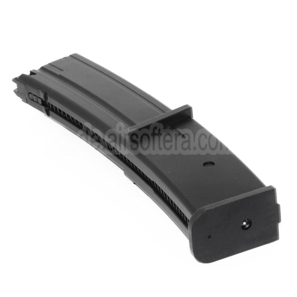 WE (WE-TECH) 44rd Gas Magazin Geeignet für WE SMG-8 MP7 Serie GBB SMG Gewehre Airsoft Schwarz