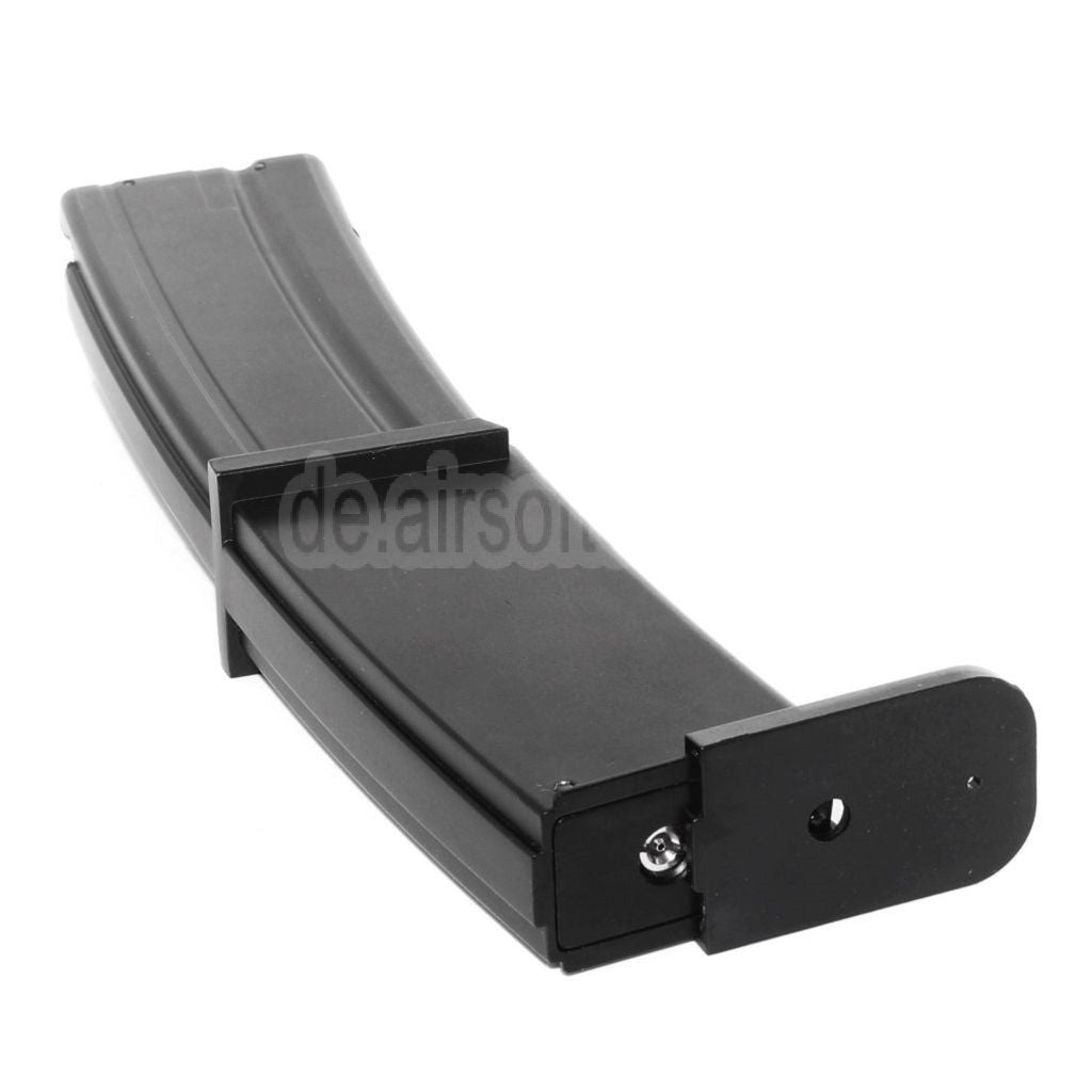 WE (WE-TECH) 44rd Gas Magazin Geeignet für WE SMG-8 MP7 Serie GBB SMG Gewehre Airsoft Schwarz