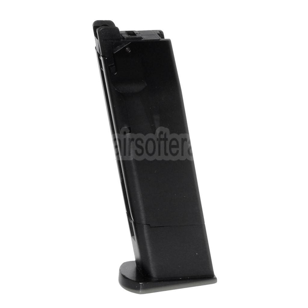 WE (WE-TECH) 26rd Gas Magazin Geeignet für Cybergun Swiss Arms P226 WE F226 Serie GBB Pistolen Airsoft Schwarz