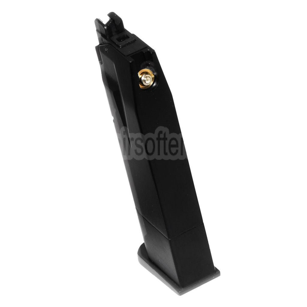 WE (WE-TECH) 26rd Gas Magazin Geeignet für Cybergun Swiss Arms P226 WE F226 Serie GBB Pistolen Airsoft Schwarz