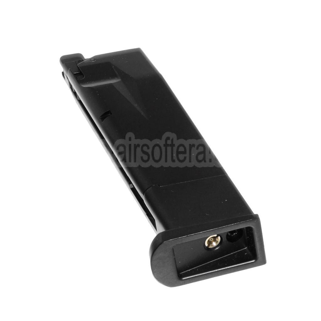 WE (WE-TECH) 26rd Gas Magazin Geeignet für Cybergun Swiss Arms P226 WE F226 Serie GBB Pistolen Airsoft Schwarz