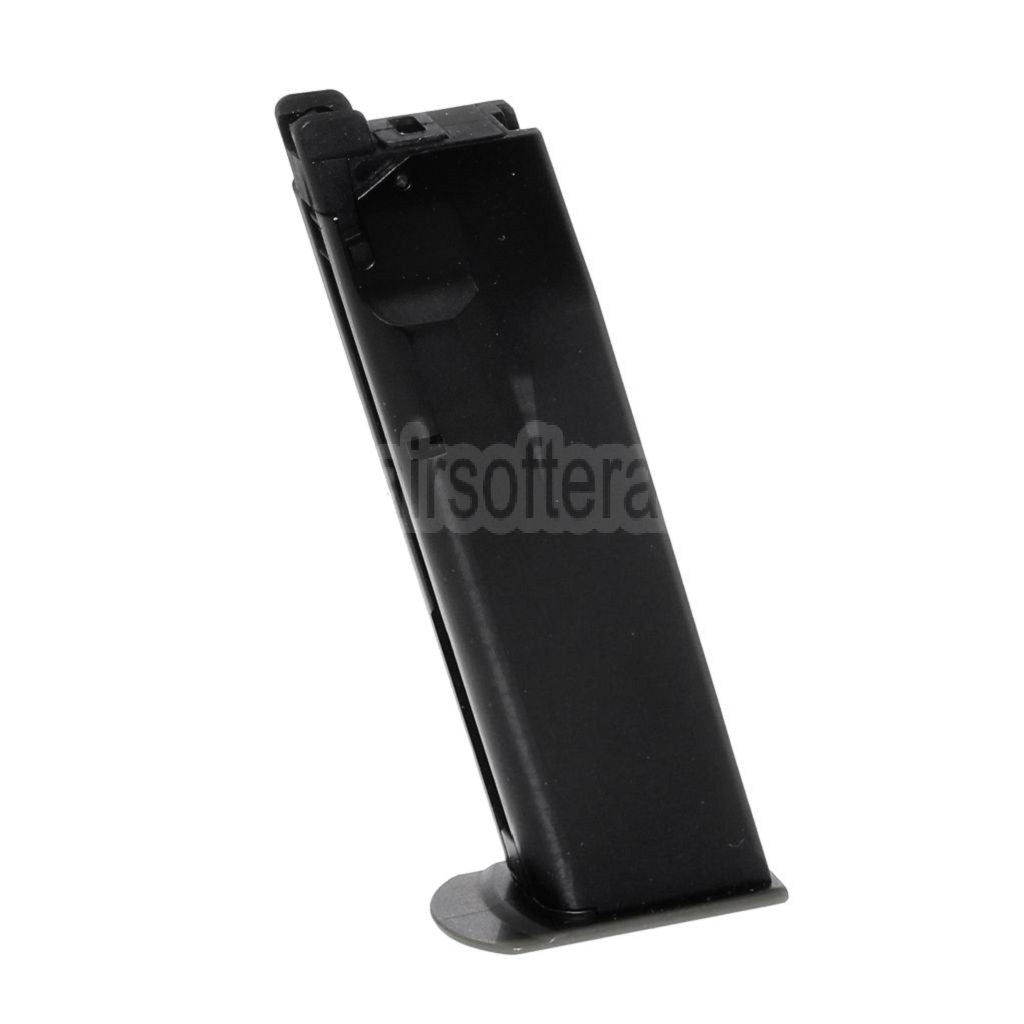 WE (WE-TECH) 26rd Gas Magazin Geeignet für Cybergun Swiss Arms P226 WE F226 E2 Serie GBB Pistolen Airsoft Schwarz