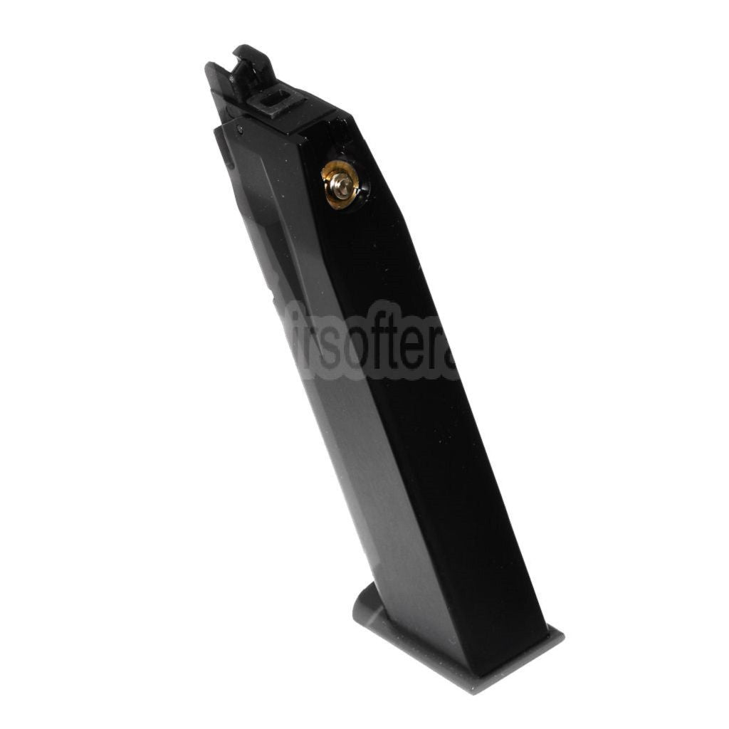 WE (WE-TECH) 26rd Gas Magazin Geeignet für Cybergun Swiss Arms P226 WE F226 E2 Serie GBB Pistolen Airsoft Schwarz