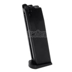 WE (WE-TECH) 26rd Co2 Magazin Geeignet für AW MB Serie / KJW / Tokyo Marui / WE 902 M9 M92 GBB Pistolen Airsoft Schwarz