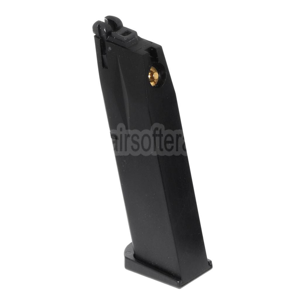 WE (WE-TECH) 26rd Co2 Magazin Geeignet für AW MB Serie / KJW / Tokyo Marui / WE 902 M9 M92 GBB Pistolen Airsoft Schwarz