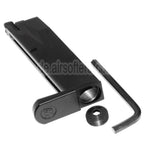 WE (WE-TECH) 26rd Co2 Magazin Geeignet für AW MB Serie / KJW / Tokyo Marui / WE 902 M9 M92 GBB Pistolen Airsoft Schwarz
