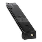 WE (WE-TECH) 50rd Erweiterte Länge Gas Magazin Geeignet für AW MB Serie / KJW / Tokyo Marui / WE M9 M92 GBB Pistolen Airsoft Schwarz