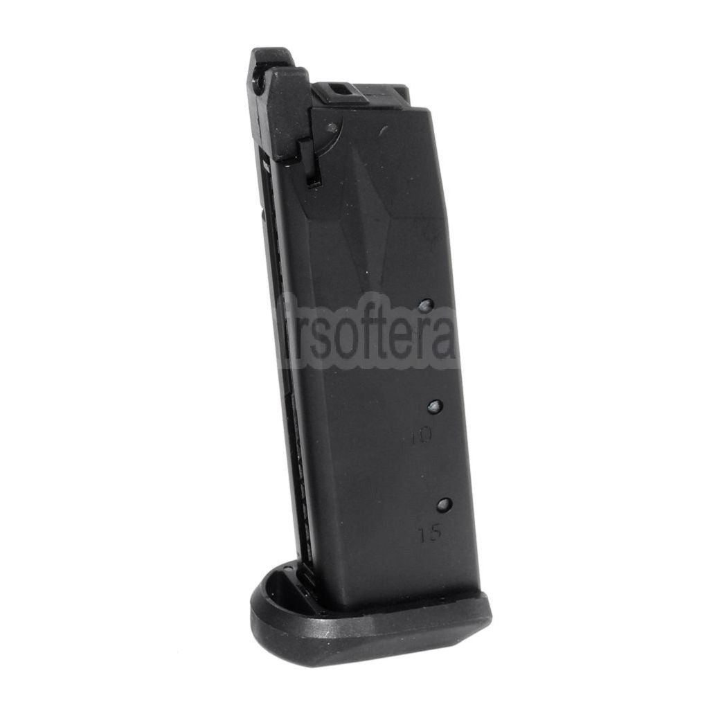 WE (WE-TECH) 23rd Co2 Magazin Geeignet für STANDARD und COMPACT P99 Serie GBB Pistolen Airsoft Schwarz