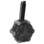 Armorer Works AW Custom 350rd Gas Adaptive Trommelmagazin Geeignet für G17 G18C G-Serie GBB Pistolen Airsoft