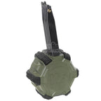 WE (WE-TECH) 350rd Gas Trommelmagazin Geeignet für Hi-Capa GBB Pistolen Airsoft