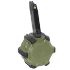WE (WE-TECH) 350rd Gas Trommelmagazin Geeignet für AW MB Serie / KJW / WE / Tokyo Marui M9 M92 GBB Pistolen Airsoft