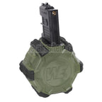 WE (WE-TECH) 350rd Gas Trommelmagazin Geeignet für WE (WE-TECH) Open Bolt Typ L85 / SCAR-L / R5C / T65 / HK416 / AR M4 M16 GBB Gewehre Airsoft