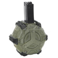 WE (WE-TECH) 350rd Gas Trommelmagazin Geeignet für WE (WE-TECH) AP APACHE MP5 Serie GBB Gewehre Airsoft