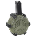 WE (WE-TECH) 350rd Gas Trommelmagazin Geeignet für WE (WE-TECH) AP APACHE MP5 Serie GBB Gewehre Airsoft