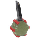 WE (WE-TECH) 350rd Gas Trommelmagazin Geeignet für Hi-Capa GBB Pistolen Airsoft