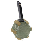 WE (WE-TECH) 350rd Gas Trommelmagazin Geeignet für EMG SAI Red / AW NE Serie / WE Single Stack 1911 GBB Pistolen Airsoft