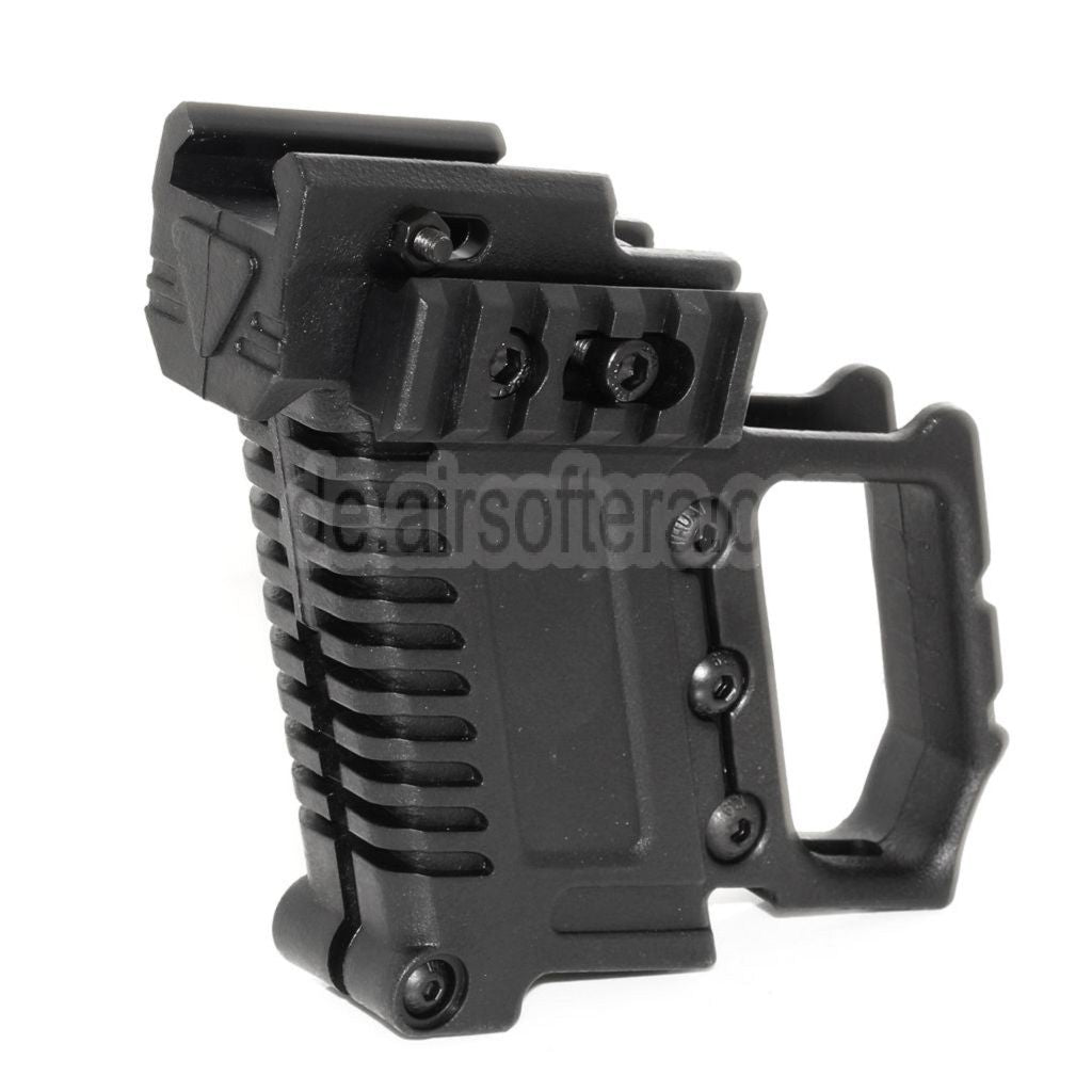 Double Bell Zwei Seiten Schienen Laden Conversion Kit Geeignet für APS ARMY DOUBLE BELL AW WE Tokyo Marui G17 G18C G34 G35 Serie GBB Pistolen Airsoft