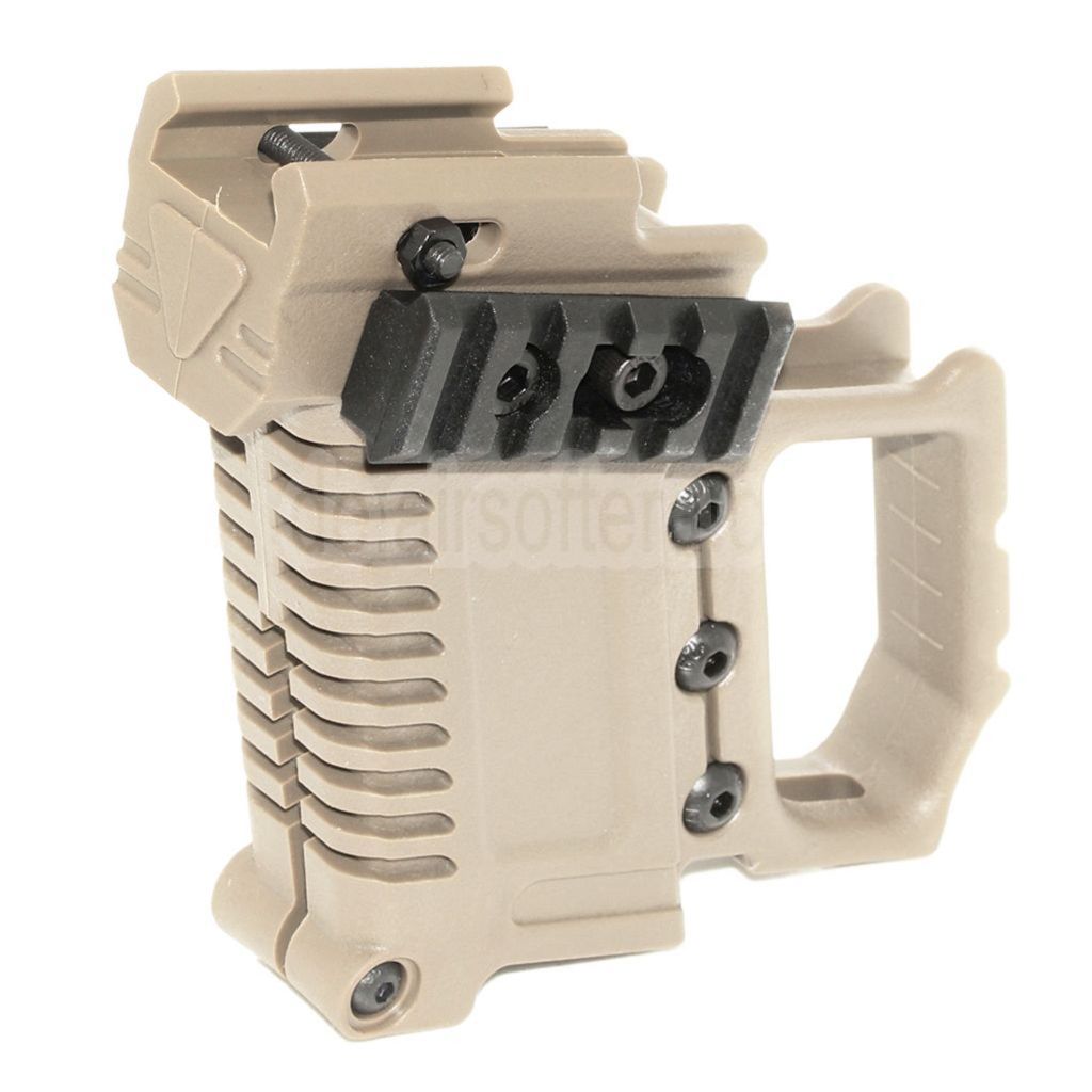 Double Bell Zwei Seiten Schienen Laden Conversion Kit Geeignet für APS ARMY DOUBLE BELL AW WE Tokyo Marui G17 G18C G34 G35 Serie GBB Pistolen Airsoft