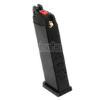 WE (WE-TECH) 26rd Galaxy Gas Magazin Geeignet für WE MOS Optic Ready Slide Version EMG SAI BLU AW VX7 VX9 G17 G19 Serie GBB Pistolen Airsoft Schwarz