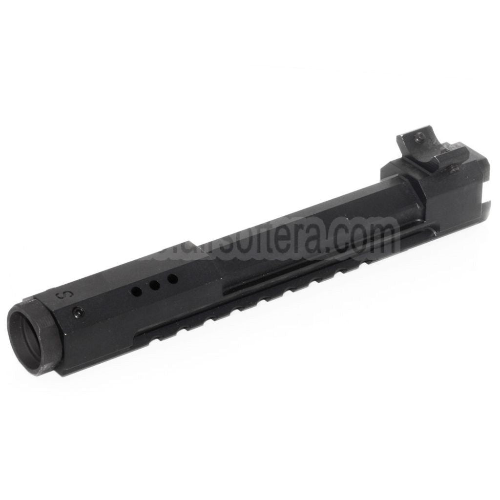 5KU Aluminium 20mm Schienen Gasrohr Geeignet für LCT GHK AK-Serie AEG GBB Gewehre Airsoft Schwarz