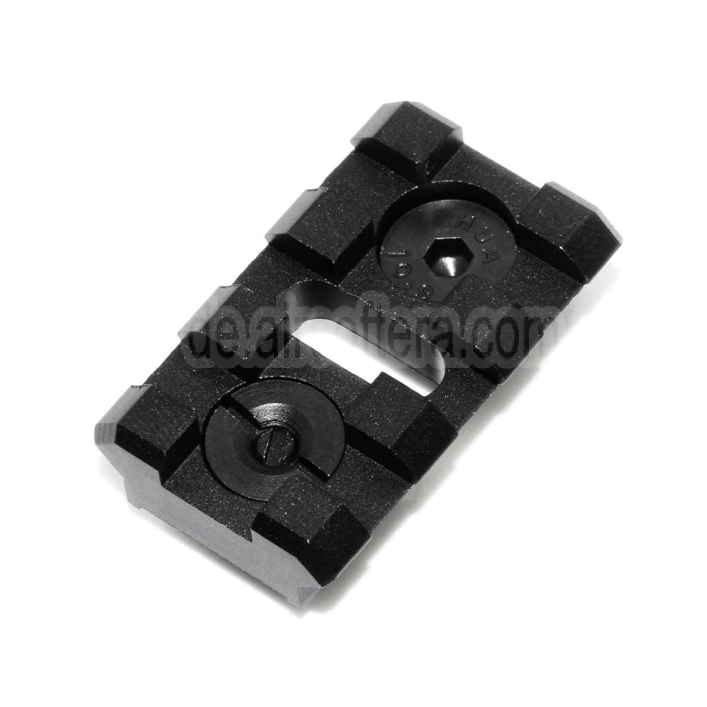 5KU B-2L 3-Slots 20mm Schienenabschnitt mit Schrauben Geeignet für M-LOK Montagesysteme