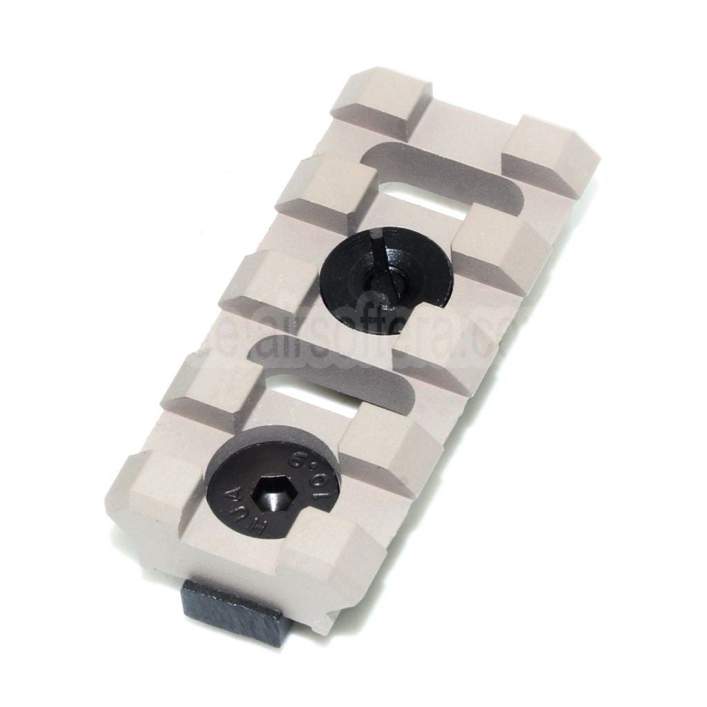 5KU B-2 4-Slots 20mm Schienenabschnitt mit Schrauben Geeignet für M-LOK Montagesysteme