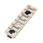 5KU B-2U 7-Slots 20mm Schienenabschnitt mit Schrauben Geeignet für M-LOK Montagesysteme
