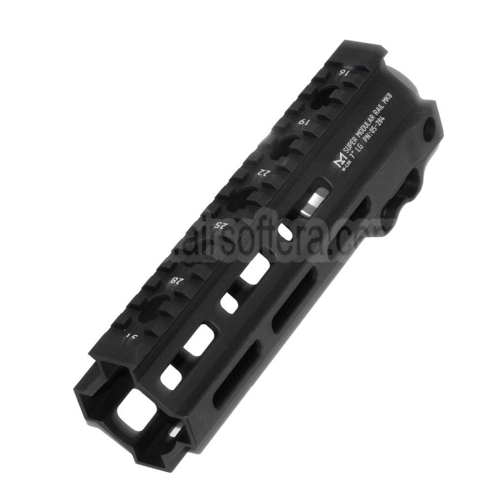 5KU 7 Zoll MK8 M-LOK Handschutz Schienen System Geeignet für Tokyo Marui AEG GBB MWS M4 Gewehre Airsoft