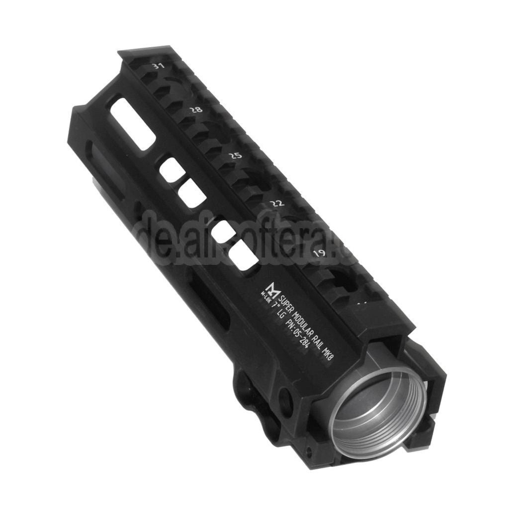 5KU 7 Zoll MK8 M-LOK Handschutz Schienen System Geeignet für Tokyo Marui AEG GBB MWS M4 Gewehre Airsoft