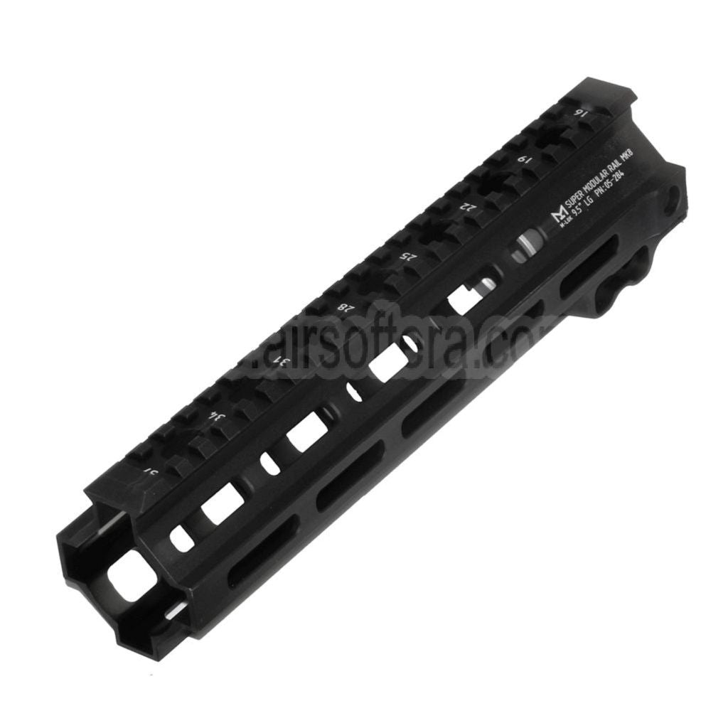 5KU 9.5 Zoll MK8 M-LOK Handschutz Schienen System Geeignet für Tokyo Marui AEG GBB MWS M4 Gewehre Airsoft