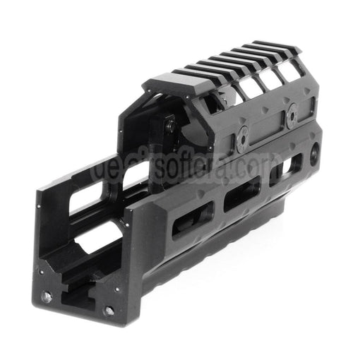 5KU 153mm M-LOK Universal Handschutz Kit Schienen System Geeignet für LCT GHK CYMA D-BOYS E&L AK47 AK74 Serie Gewehre Airsoft Schwarz