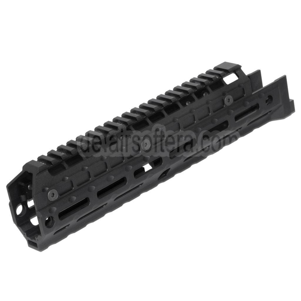 5KU 292mm Erweitertes M-LOK Universal Handschutz Kit Schienen System Geeignet für LCT GHK CYMA D-BOYS E&L AK47 AK74 Serie Gewehre Airsoft Schwarz