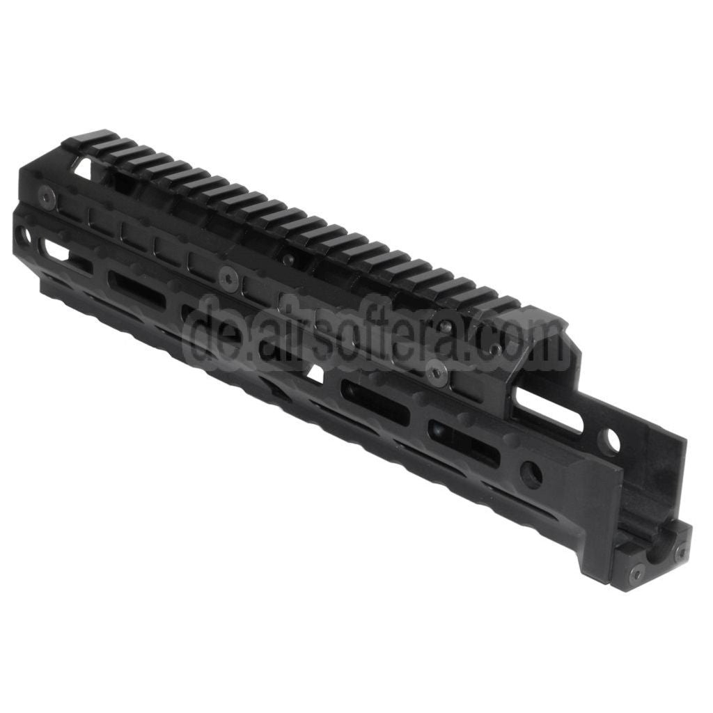 5KU 292mm Erweitertes M-LOK Universal Handschutz Kit Schienen System Geeignet für LCT GHK CYMA D-BOYS E&L AK47 AK74 Serie Gewehre Airsoft Schwarz