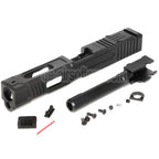 5KU CNC MK2 RMR Cut Laufschlitten Set Geeignet für Tokyo Marui G17 Serie GBB Pistolen Airsoft Schwarz