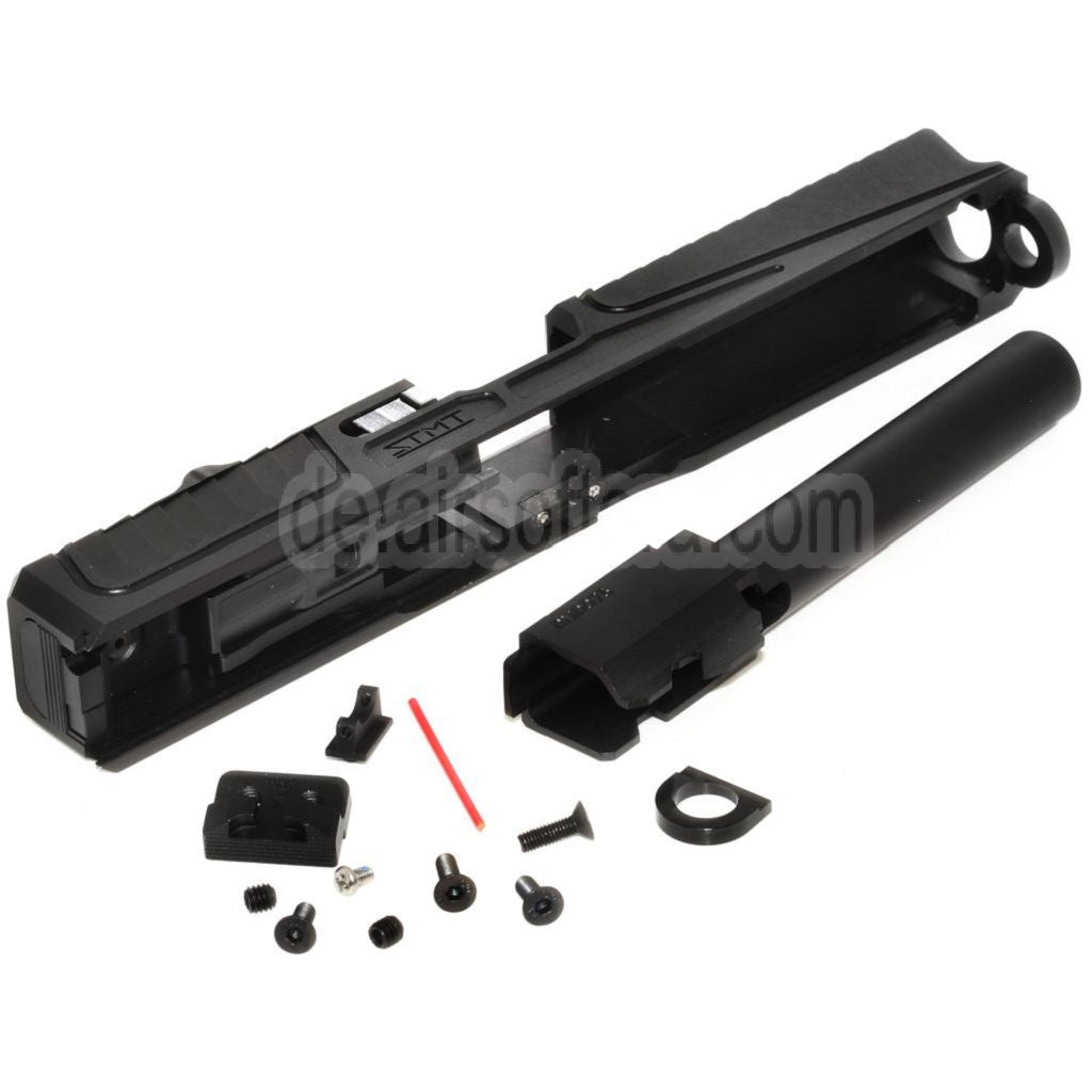 5KU CNC RMR Cut Laufschlitten Set Geeignet für Tokyo Marui G17 Serie GBB Pistolen Airsoft Schwarz