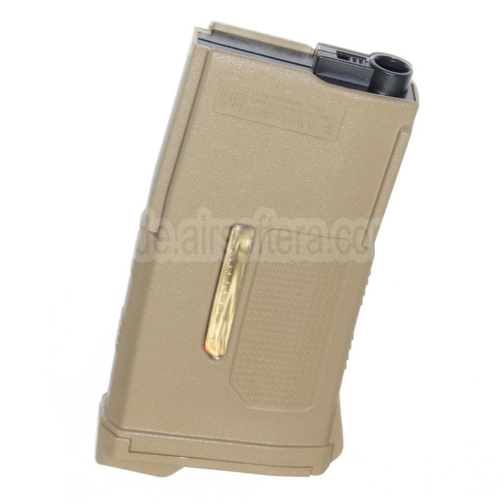 PTS 170rd EPM1-S Mid-Cap Enhanced Polymer Magazin Kurzer Typ Geeignet für M4 M16 Serie AEG Gewehre Airsoft