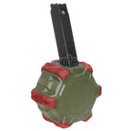 WE (WE-TECH) 350rd Gas Trommelmagazin Geeignet für WE PCC Type 888 888C RARS R5C M4 M16 Serie GBB Gewehre Airsoft