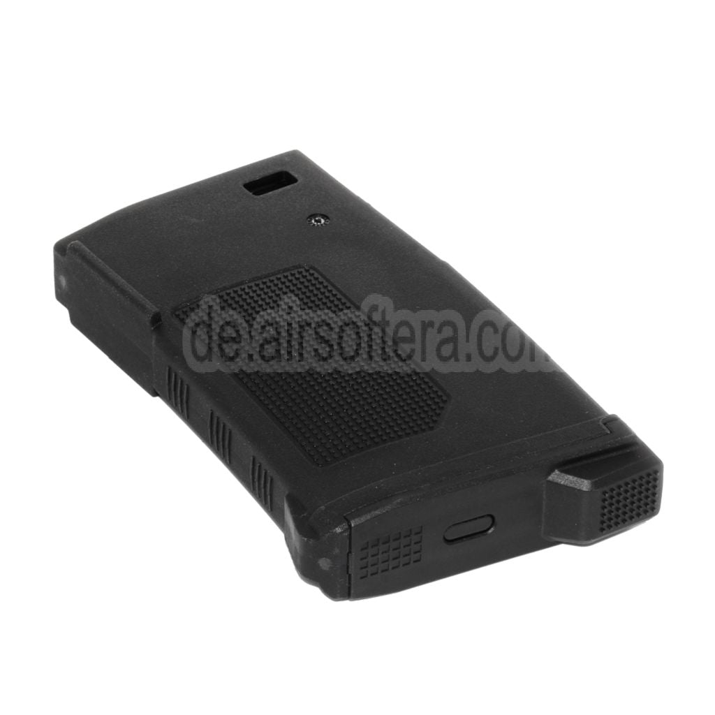 PTS 150rd EPM-LR Mid-Cap Enhanced Polymer Magazin Geeignet für A&K G&P SR25/XM110 Serie AEG Gewehre Airsoft Schwarz