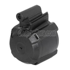 BATTLEAXE 1400rd Elektrisch Trommelmagazin Geeignet für CYMA Golden Eagle Double Eagle Tokyo Marui M870 Schrotflinte Airsoft Schwarz