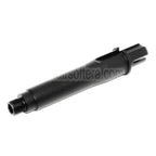 CYMA 4.5 Zoll Aluminium Kurz Außenlauf Verbindungsrohr -14mm CCW Gegen den Uhrzeigersinn Geeignet für M4 M16 AEG Gewehre Airsoft Schwarz