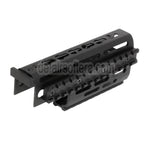CYMA 155mm Aluminum Obere Untere RIS Handschutz Schienen System Geeignet für D-Boys G&P Classic Army E&C AY CYMA AK Serie AEG Gewehre Airsoft Schwarz