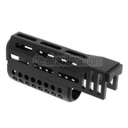 CYMA 155mm CNC Aluminum Obere Untere M-LOK Handguard Typ-B Geeignet für CYMA AK47 Serie AEG Gewehre Airsoft Schwarz