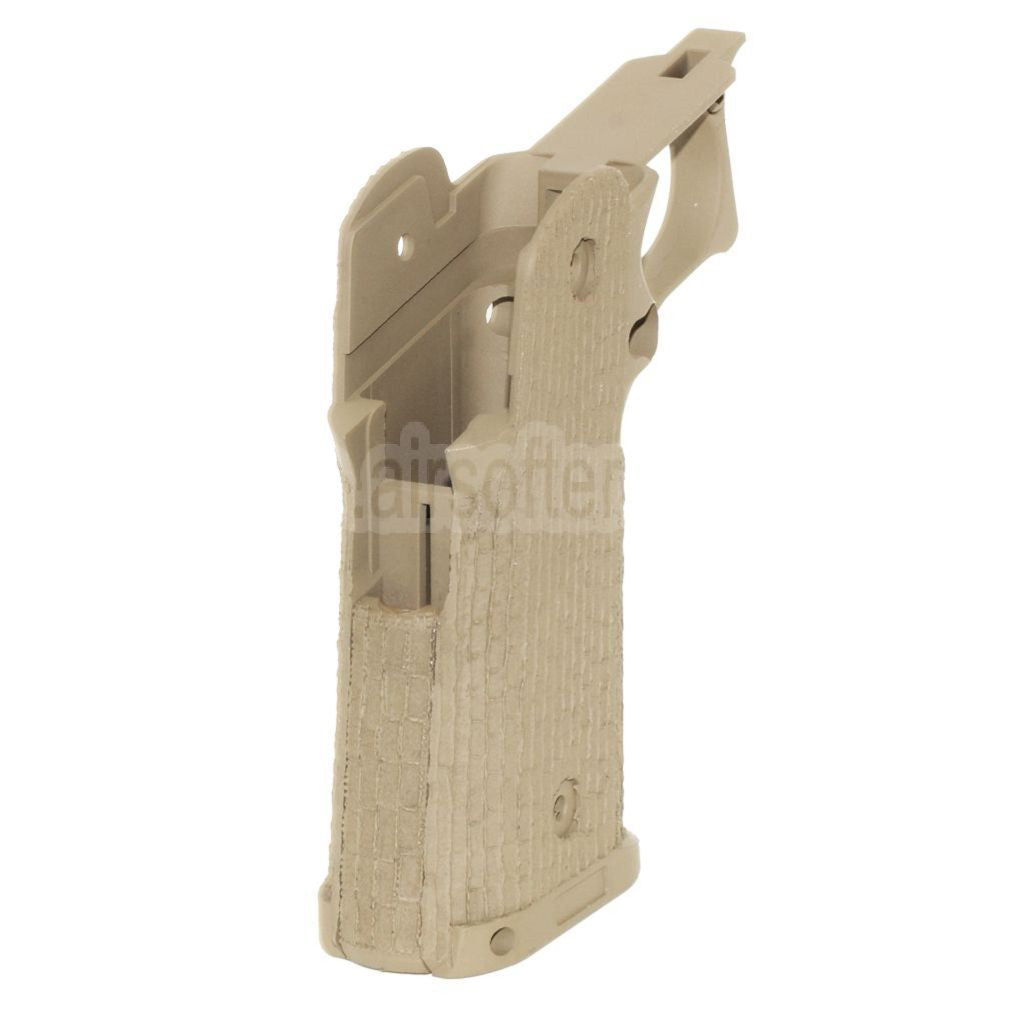 ARMY ARMAMENT Gepunkteter Pistolengriff Geeignet für R501 Costa Carry Comp R601 TTI Combat Master EMG AW WE Tokyo Marui Hi-Capa Serie GBB Pistolen Airsoft