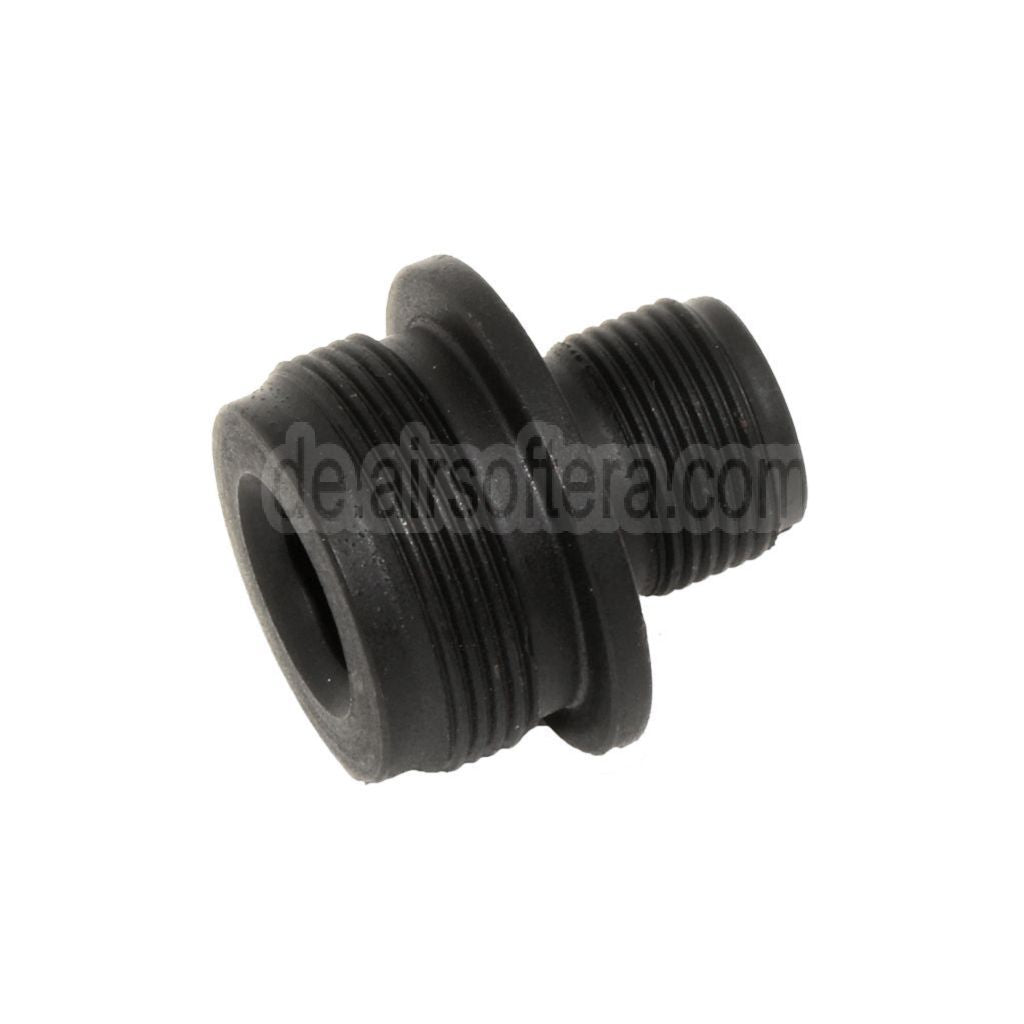 AirsoftEra Lauf Schalldämpfer Mündung Adapter -14mm CCW gegen den Uhrzeigersinn / +22mm CW im Uhrzeigersinn Geeignet für Maruzen APS2 SV/OR Serie Scharfschützen gewehr