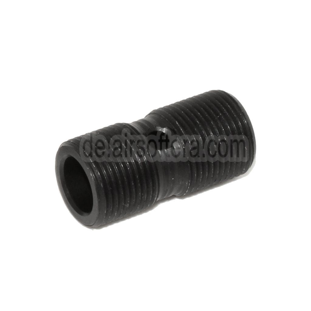 AirsoftEra Lauf Schalldämpfer Kompensator Adapter +14mm CW im Uhrzeigersinn Zu +14mm CW im Uhrzeigersinn