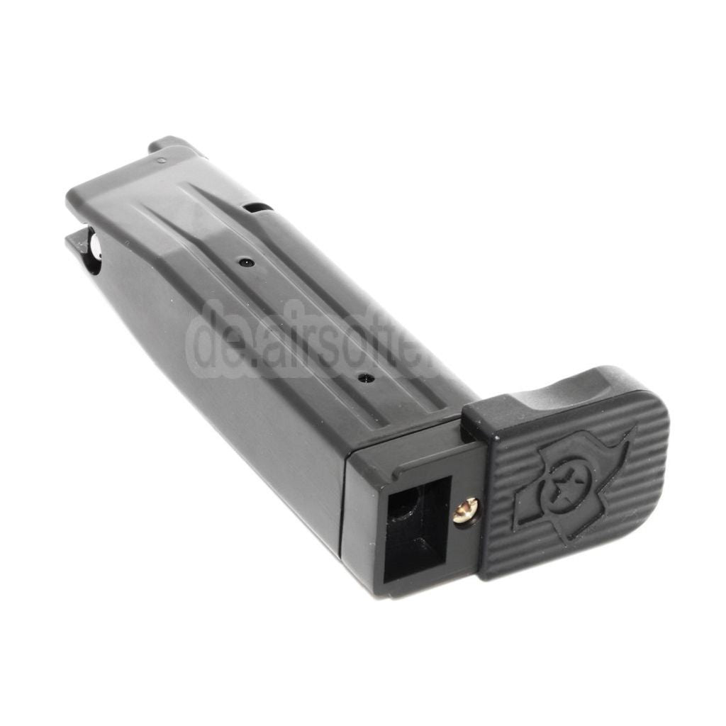 ARMY ARMAMENT 30rd Gas Magazin Geeignet für Hi-Capa Serie GBB Pistolen Airsoft Schwarz